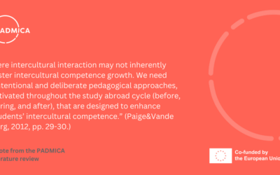 Intercultural competences before and after mobility: insights from a rich literature